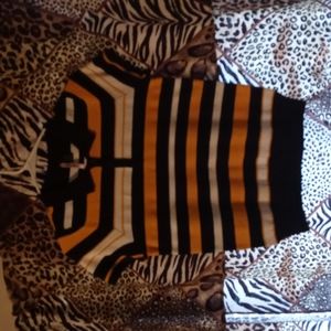 Ladies Polo style shirt size medium sweater like material